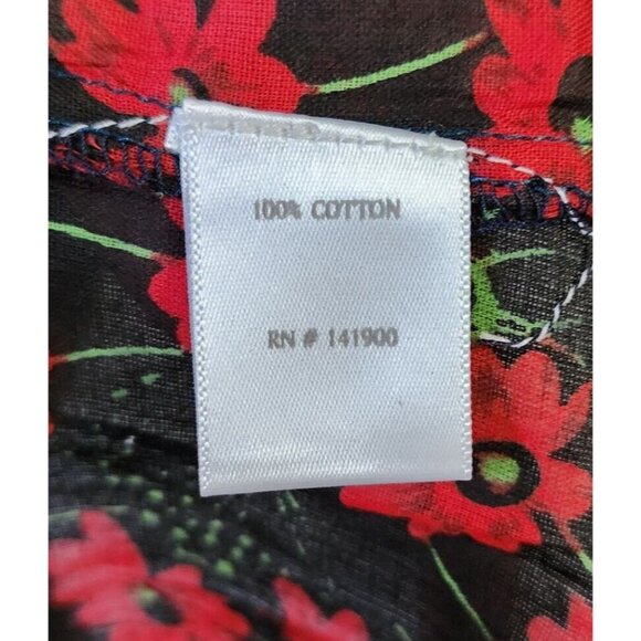 NEW Dolly's D-Lite Custom Long Sleeve V Neck Micro Mini Dress Floral Fringe Sz M - Picture 12 of 16